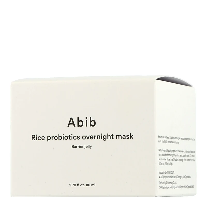 Abib Face Care Rice Probiotics Overnight Mask Barrier Jelly