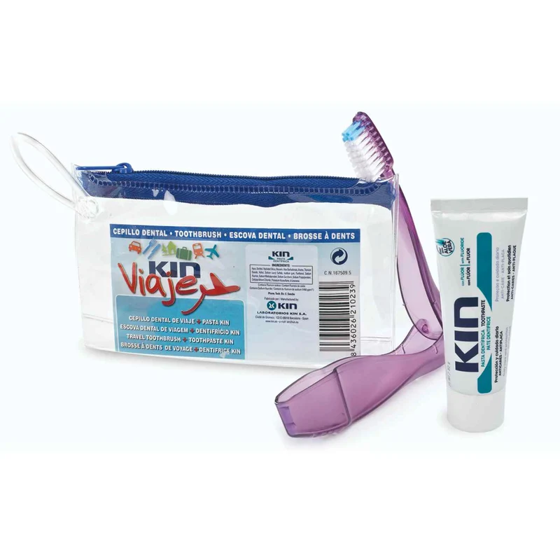 Kin Travel Toothbrush + Toothpaste - 25ml