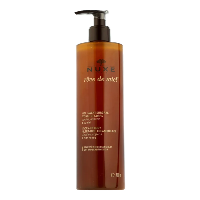 Nuxe Rêve de Miel Gel Lavant Surgras Visage et Corps
