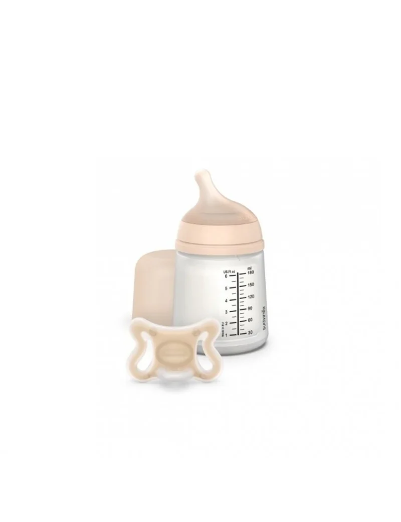 Suavinex Zero Startset Pacifier + Bottle 180ml Light