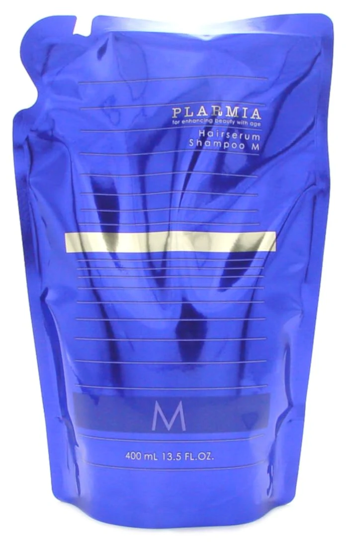 Milbon Plarmia Hairserum Shampoo M 400Ml for Dry and Stiff Hair