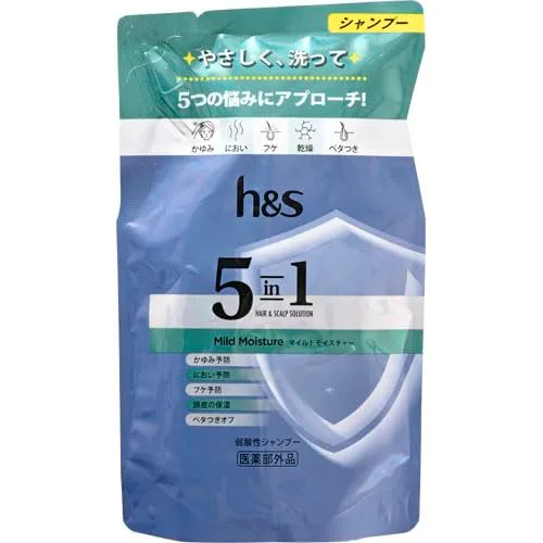 Procter & Gamble Head & Shoulders 5-in-1 Moisture Shampoo Refill 290g