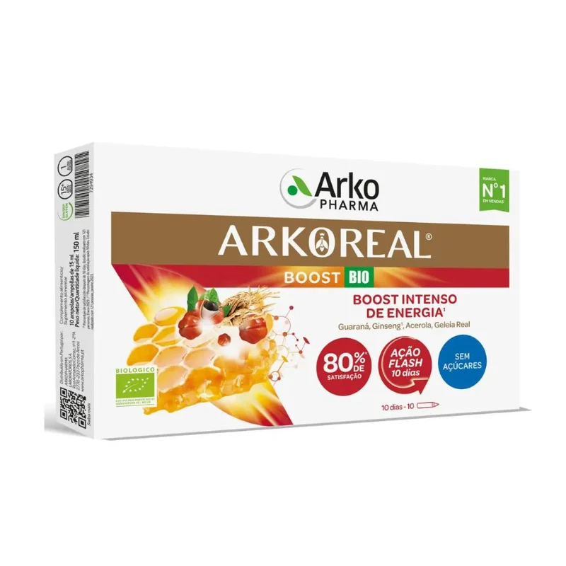 Arkoreal Boost Bio Intenso Energy solution (x10 ampoules)