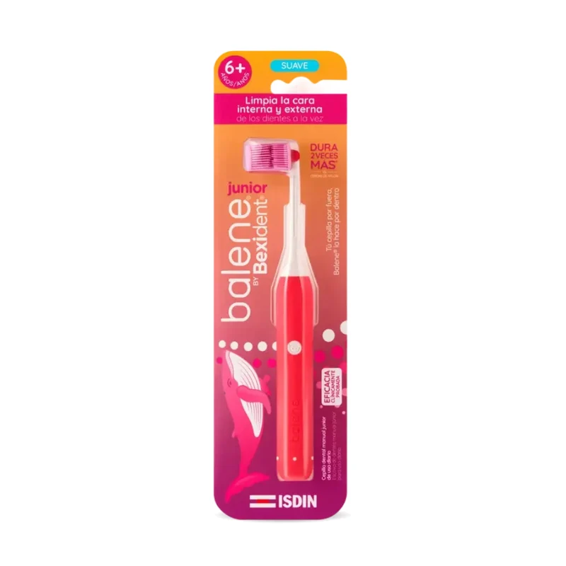 Balene by Bexident Junior Toothbrush _ 6A+ _ Fuchsia