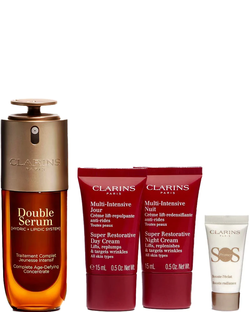 Clarins Double Serum & Super Restorative Collection