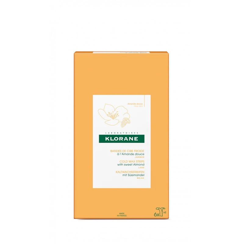 Klorane Dermo Protector Cold Wax Depilatory Bands Body (x6 units)