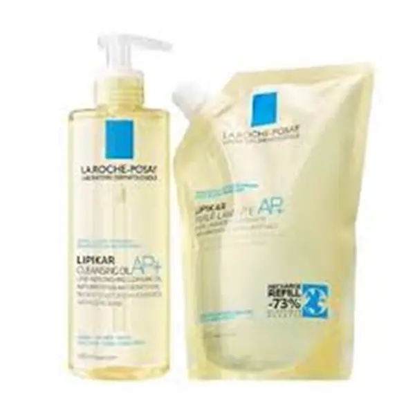 La Roche-Posay Lipikar AP(+) Cleansing Oil - 400ml +Refill 400ml