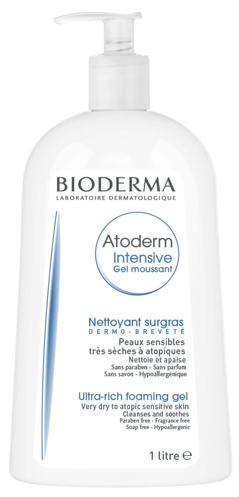 Bioderma Atoderm Intensive Gel moussant - 1L