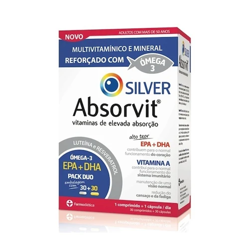 Absorvit Silver Tablets (x30 units) + Capsules (x30 units)