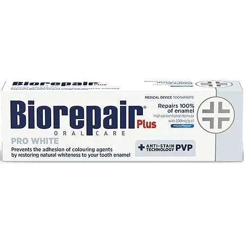 Biorepair Plus Pro White Toothpaste - 75ml