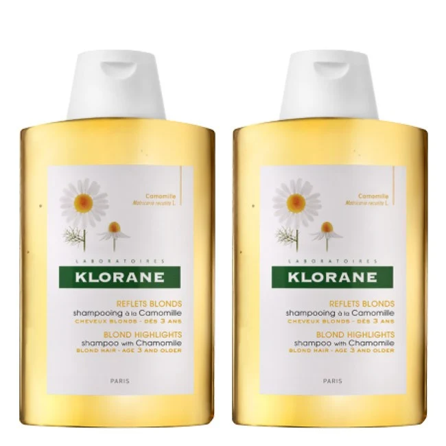 Klorane Hair Shampoo Chamomile - 400ml (Duo)