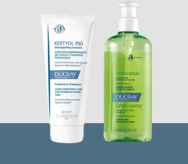 Ducray Kertyol PSO shampoo - 200ml + Offera Extra Doux shampoo - 200ml