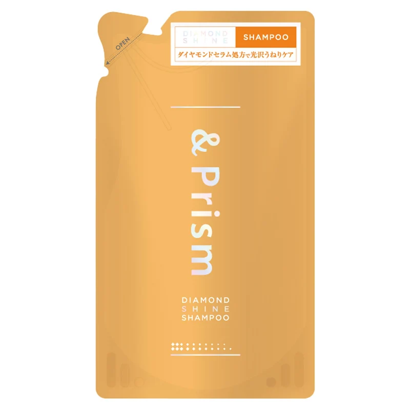 &Prism Diamond Shine Shampoo Refill 320Ml for Radiant Hair