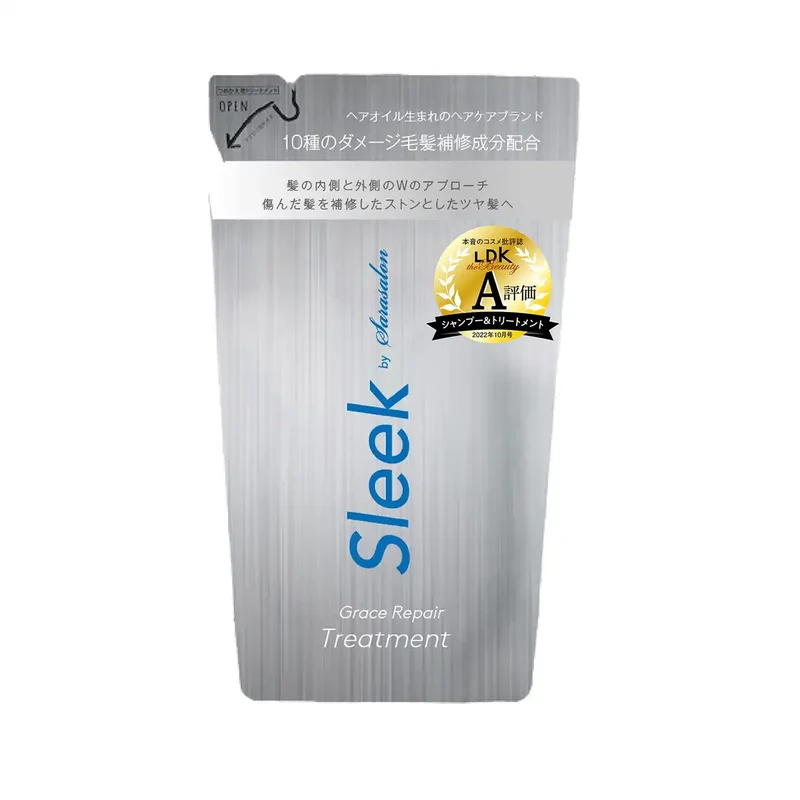 Sleek By Sarasall Grace Repair Treatment Refill 340ml - Damage Care & Shine
