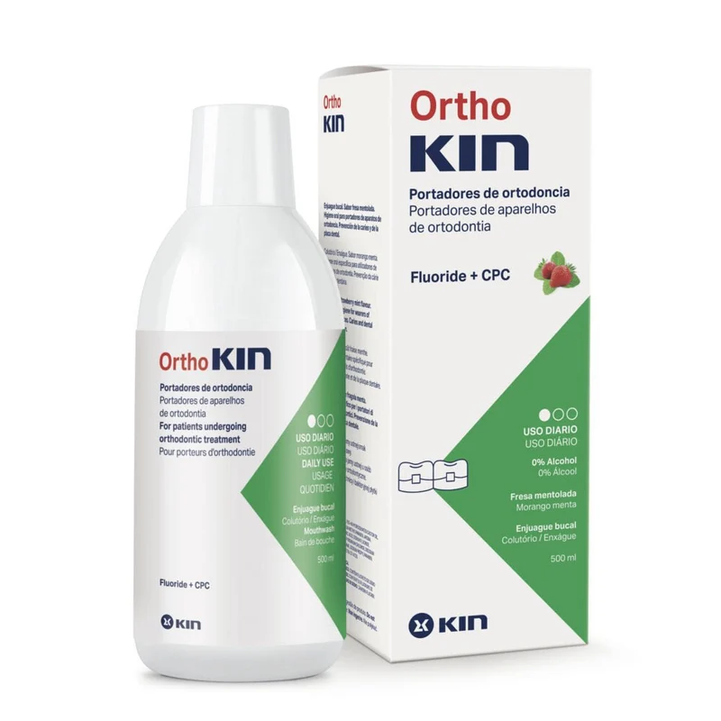 Ortho Kin Mouthwash Strawberry / Mint - 500ml