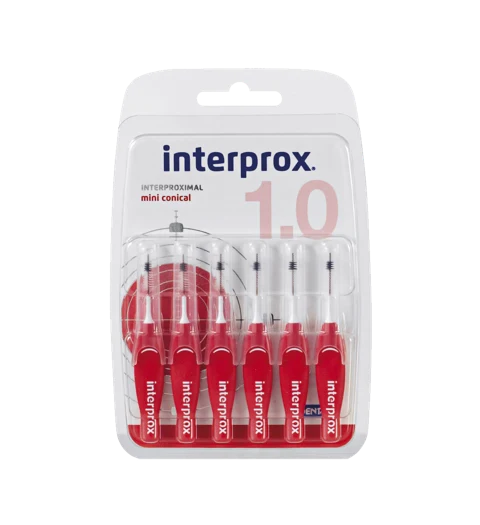 Interprox Mini Conical Brush 1.0 (x6 units)