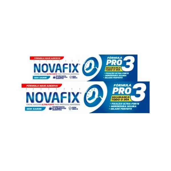 Novafix Pro3 Flavorless Adhesive Protection Cream - 70g+50g