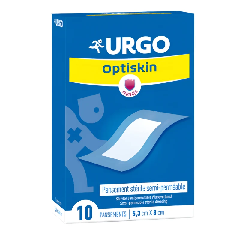 Urgo Optiskin Transparent Patch - 5.3X8cm (x10 units)