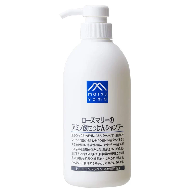 Matsu Yama M-Mark Rosemary Amino Acid Soap Shampoo Rinse-Off 600ml