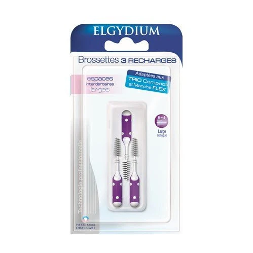 Elgydium Clinic Brush Refill Violet (x3 units)