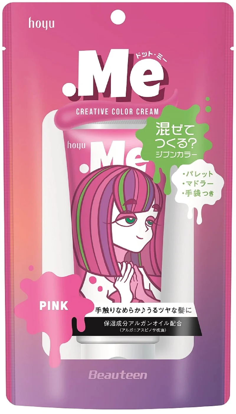 Beauteen Color Cream – Pink for Lightened Hair Creatively Mixable