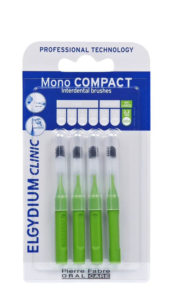 Elgydium Clinic Brush Mono Compact Green (x4 units)