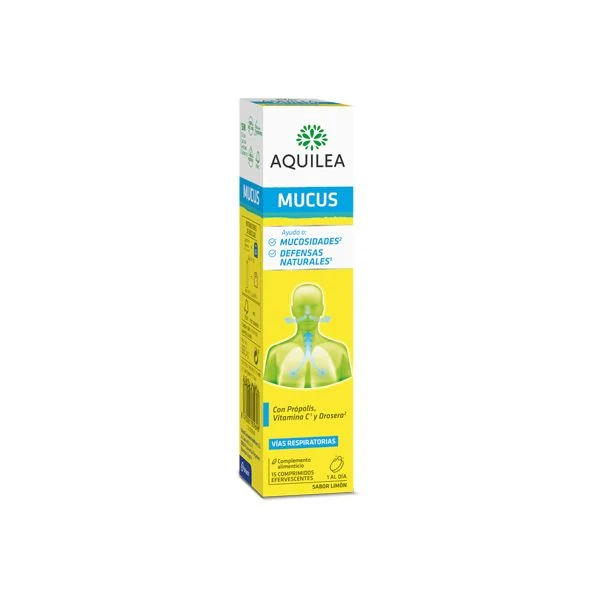 Aquilea Mucus Lemon Effervescent Tablets (x15 units)