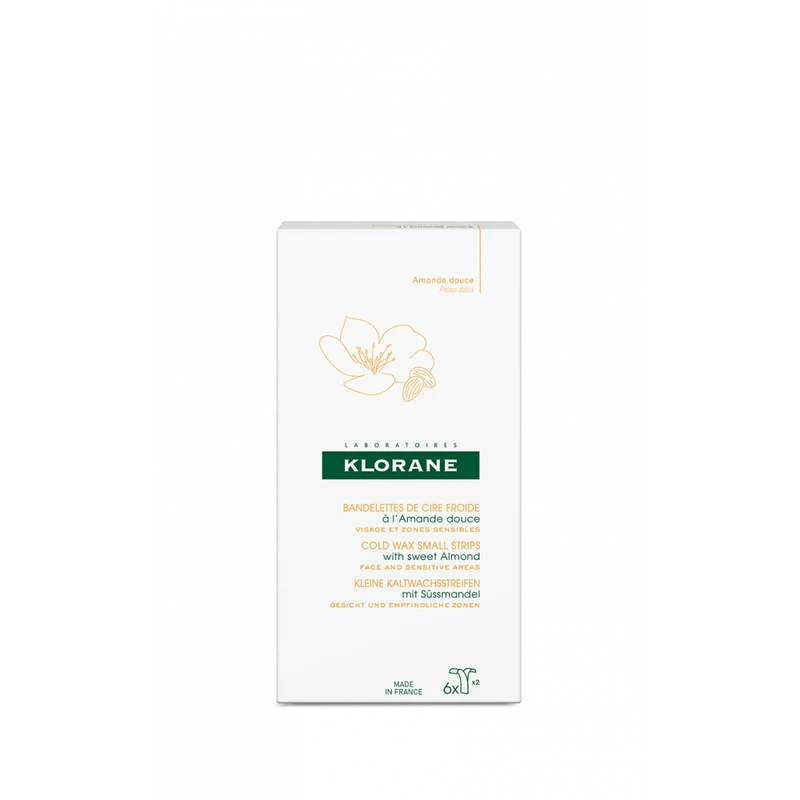 Klorane Dermo Protect Face Cold Wax Depilatory Bands (x6 pcs)