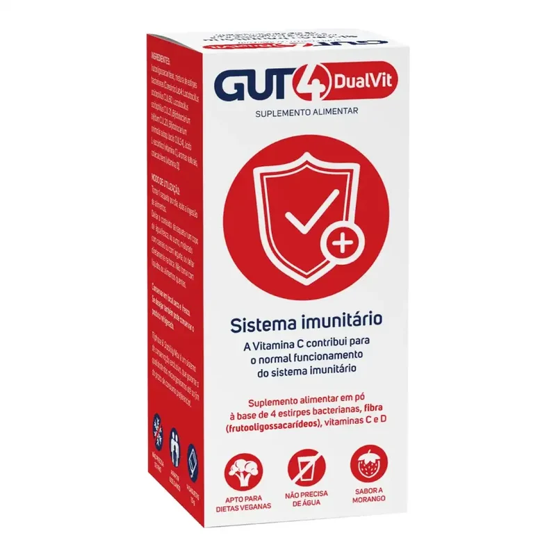 Gut4 Dual-Vit Powder _ Strawberry (x14 sachets)