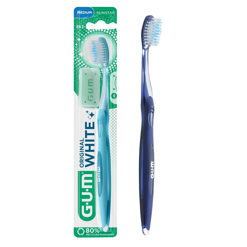 Gum Original White Brush Sunstar Smooth 561