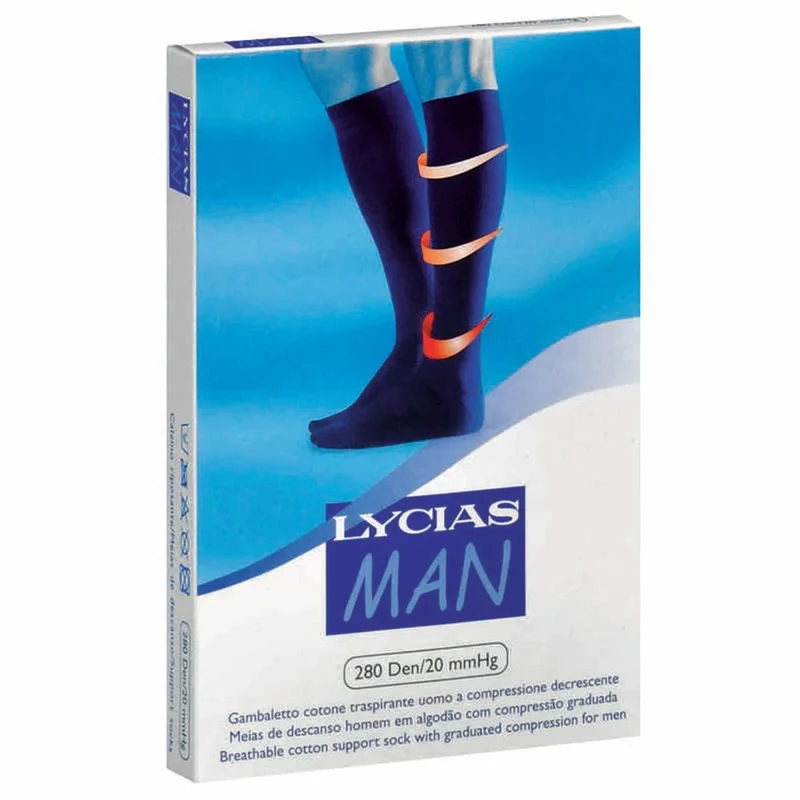 Lycias Man Sock_ Size 1_ Blue