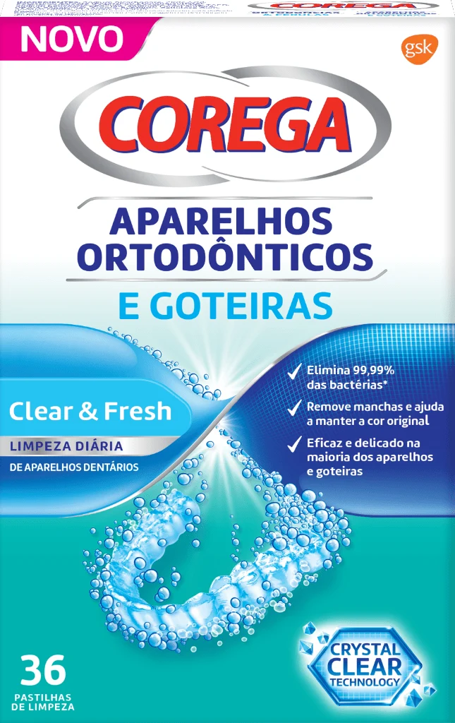 Corega Orthodontica Drips Cleaning Pads (x36 units)