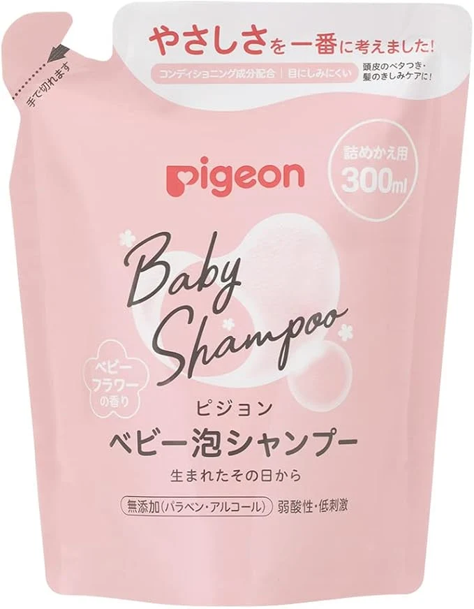 Pigeon 300ml Foam Shampoo Flower Scent Refill for Babies (0 Months+)