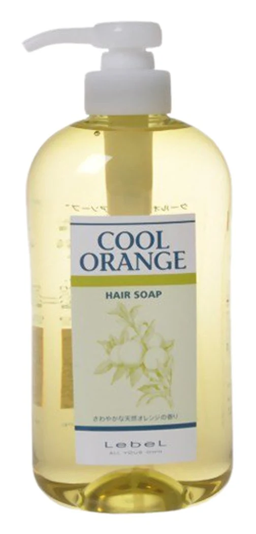 LebeL Cool Orange Hair Soap 600Ml - Revitalize Your Hair with Fresh Citrus Cleanser