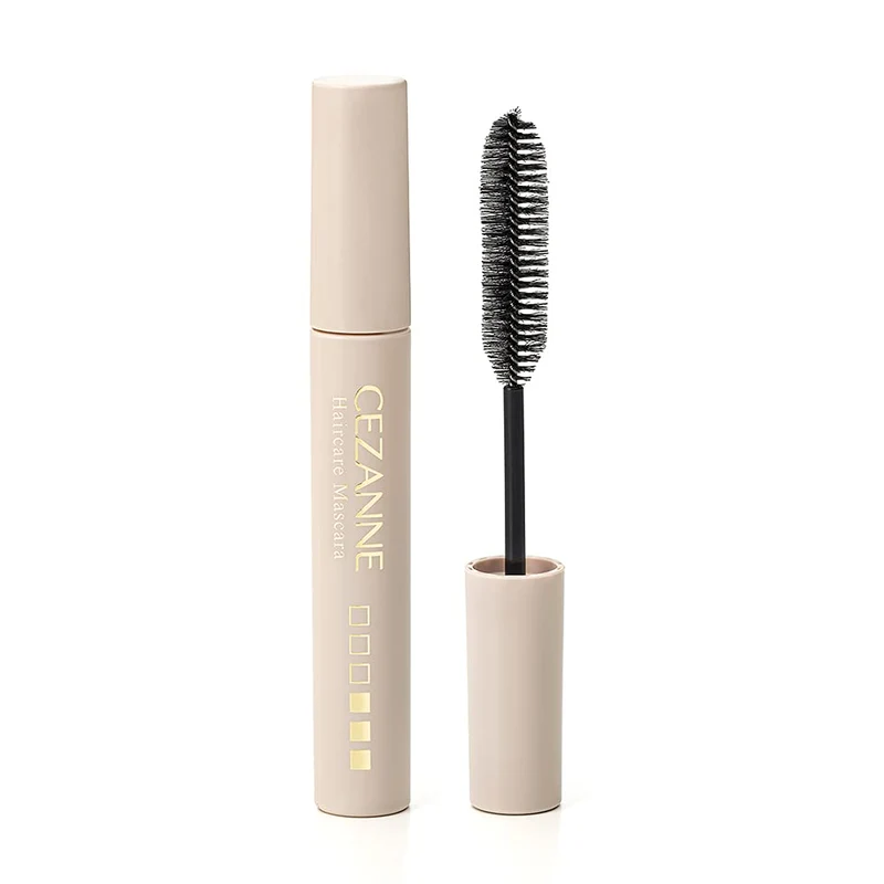 Cezanne Dark Brown Hair Care Mascara 10ml - Quick Drying Gray Hair Color Correction