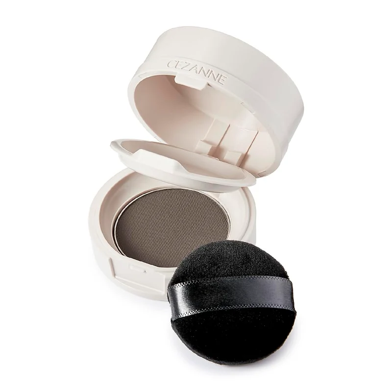 Cezanne Hair Makeup Powder in Familiar Brown 4.0g - Hair Color Enhancing Powder