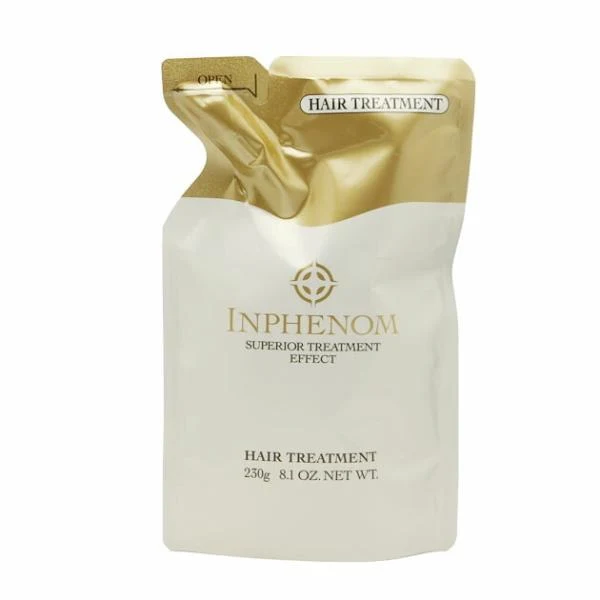Milbon Inphenom Refill Bag - 230g Hair Treatment for Healthy Shine