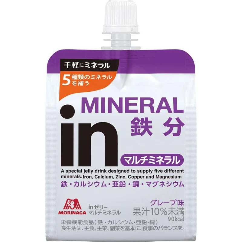 Morinaga In Jelly Multi Mineral Grape Flavor 180g Supplement
