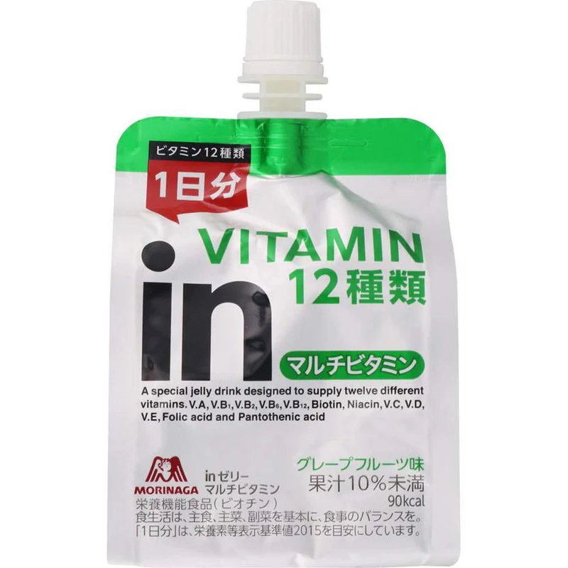 Morinaga In Jelly Multivitamin Grapefruit Taste 180g