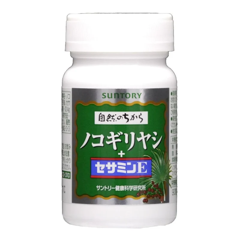 Suntory Saw Palmetto + Sesamin E 90 Capsules - Vitamins, Minerals And Supplements