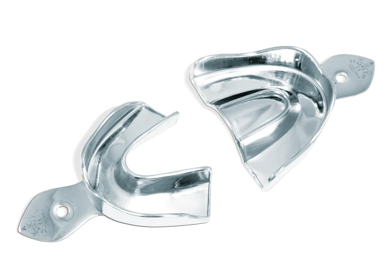 KKD® Abformlöffel ANATOMIC mit Retentionsrand „solide“, Satz mit 8 Löffeln