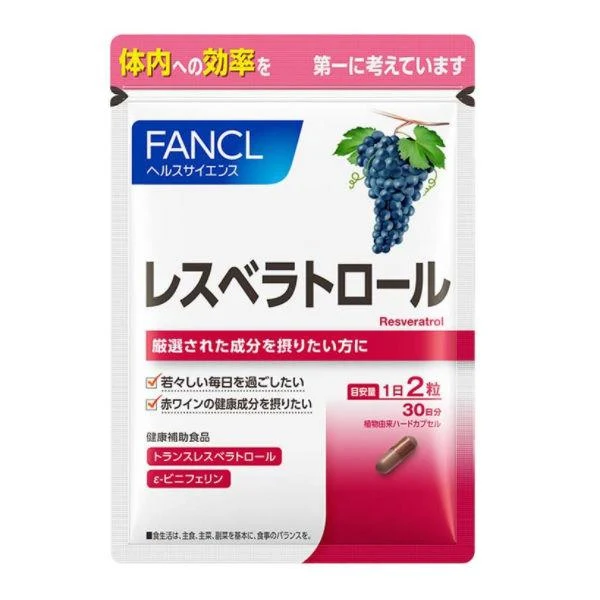 FANCL Resveratrol 30 Days 60 Capsules