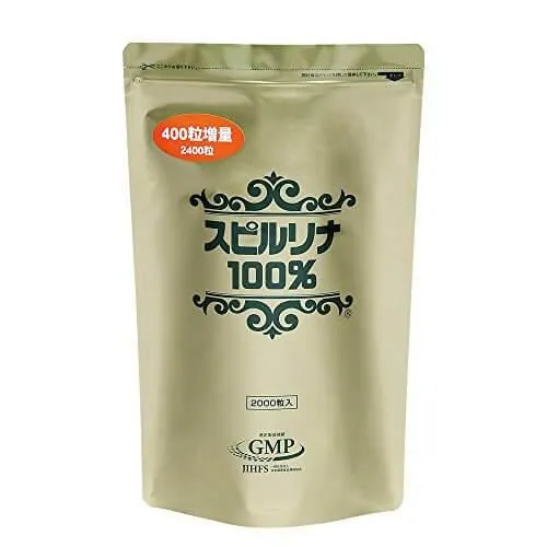 Japan Algae Spirulina 100% 2 Months 2400 Tablets