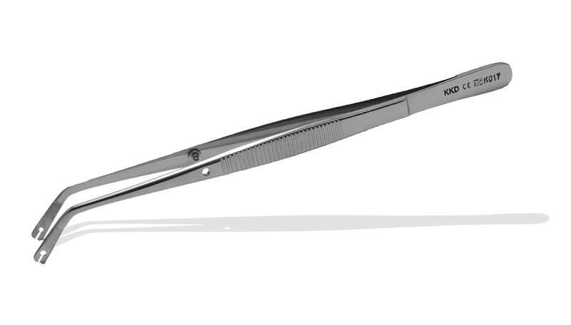 KKD® Chirurgische Pinzette mit Dorn – Fadenpinzette