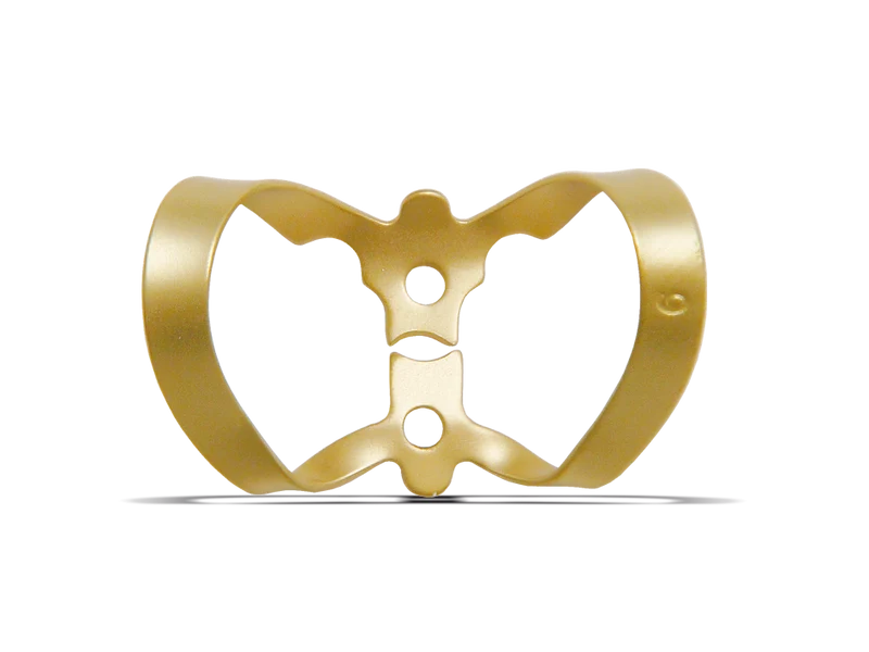 KKD Kofferdam Klammern „triColor Antireflect“ – Anterior