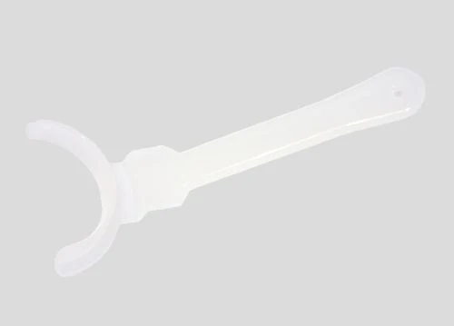 Pelz Lippenhalter mit langem Griff