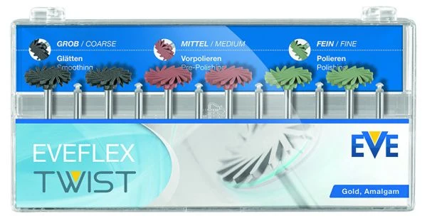 EVE EVE Twist Polierer für Gold, Amalgam, NEM Legierungen