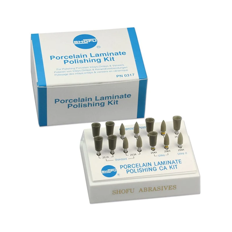SHOFU Porzellan Laminate Polierset