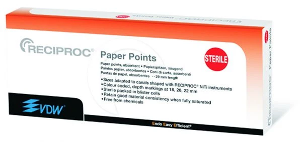 VDW RECIPROC Papierspitzen steril