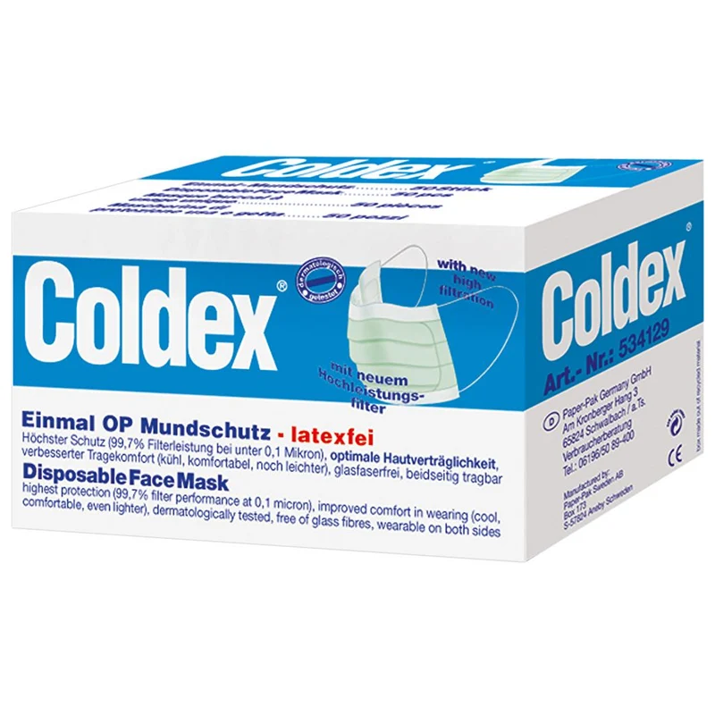 Attends Coldex Einmal-OP-Mundschutz